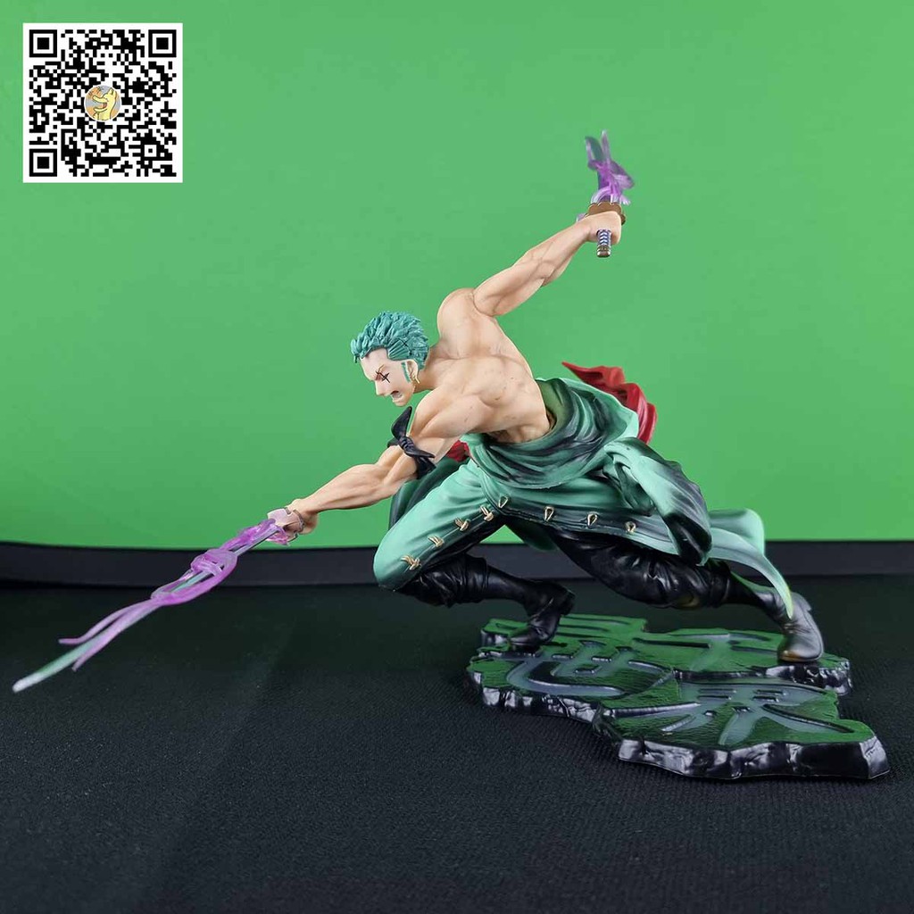 Mô hình Figure Roronoa Zoro Hiệu Ứng Kiếm Khí 23 cm (Có Hai Đầu) – Mr Rin Shop