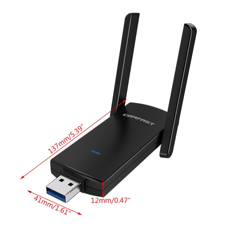 USB thu sóng Wifi băng tần kép 1300Mbps tiện lợi