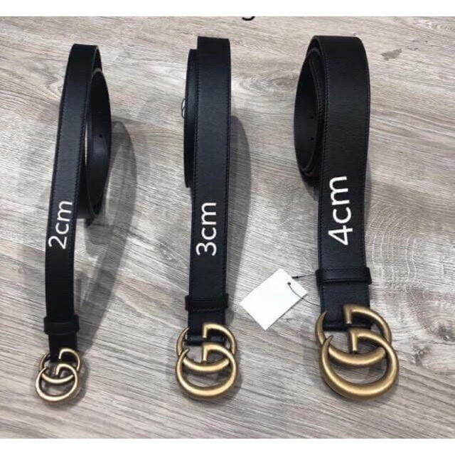 THẮT LƯNG NỮ CÓ LOGO BẰNG ĐỒNG DÂY BẰNG DA BẢNG 2,5CM MÀU ĐEN (KHÔNG HỘP) | BigBuy360 - bigbuy360.vn