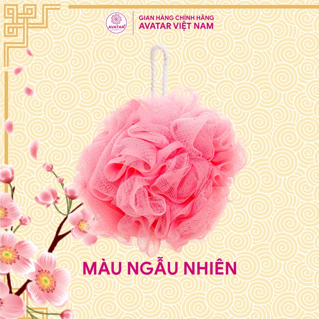 [HB-Gift] Bông tắm mềm tạo bọt tốt làm sạch da an toàn hiệu quả - Giao màu ngẫu nhiên