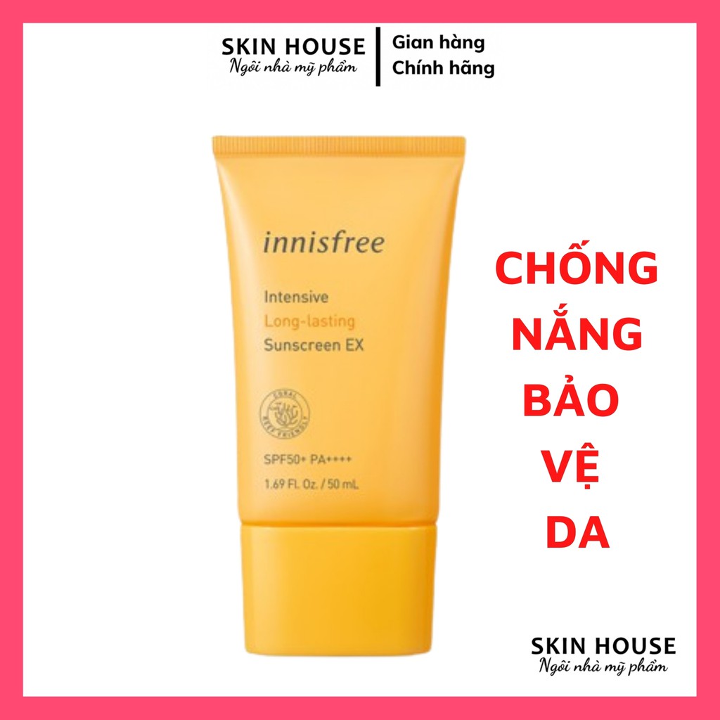 Kem Chống Nắng Lâu Trôi Innisfree Intensive Long Lasting Sunscreen SPF50+ PA++++ 50ml