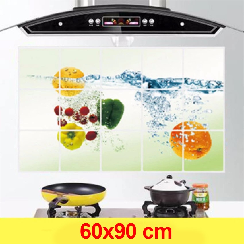 <[Sỉ 8.200Đ]> Giấy Dán Cách Nhiệt Trang Trí Nhà Bếp 60x90 Cm - Không Thấm Nước Dầu Mỡ - Giấy - Decal Dán Tường | WebRaoVat - webraovat.net.vn