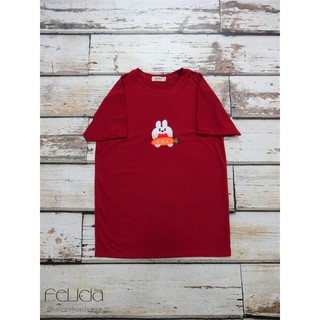 Áo phông thỏ cà rốt màu đỏ - Size M, L