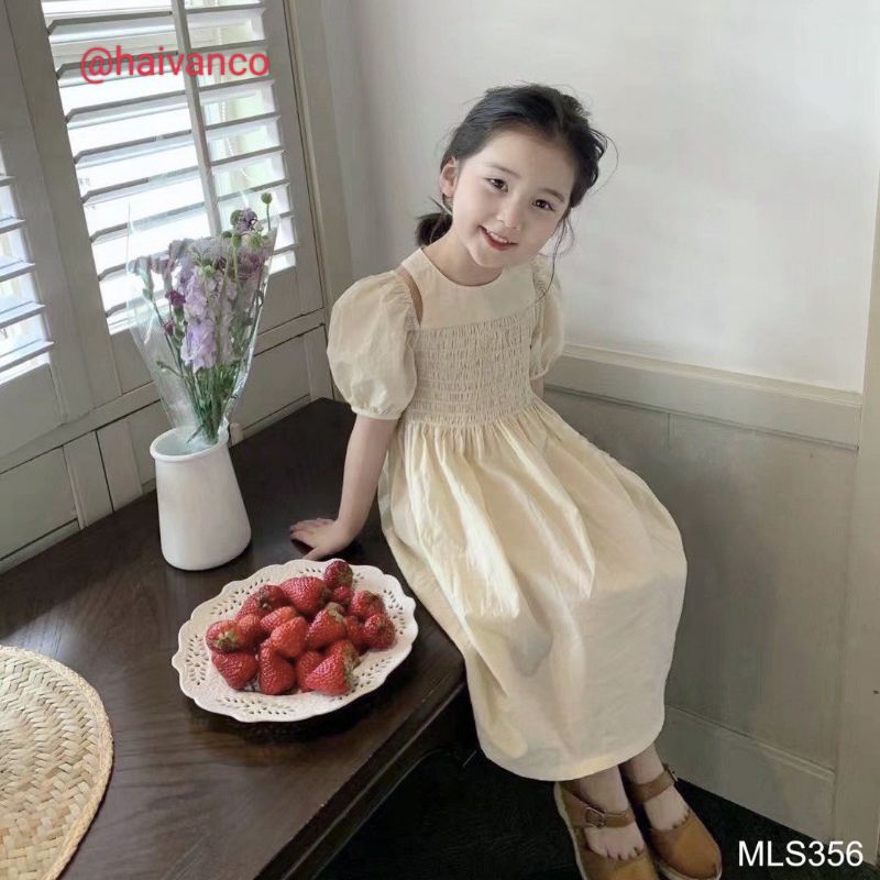 ĐẦM VÁY BÉ GÁI DỄ THƯƠNG VẢI KATE MỀM NHẬP HAIVANCO MỀM MẠI VÀ THOÁNG MÁT cho bé  10 đến 39 kg ĐI HỌC ĐI CHƠI ĐỀU ĐẸP