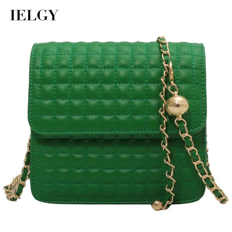 Túi Đeo Vai Hình Vuông Cỡ Nhỏ Màu Vàng Thời Trang Sang Trọng Cho Nữ