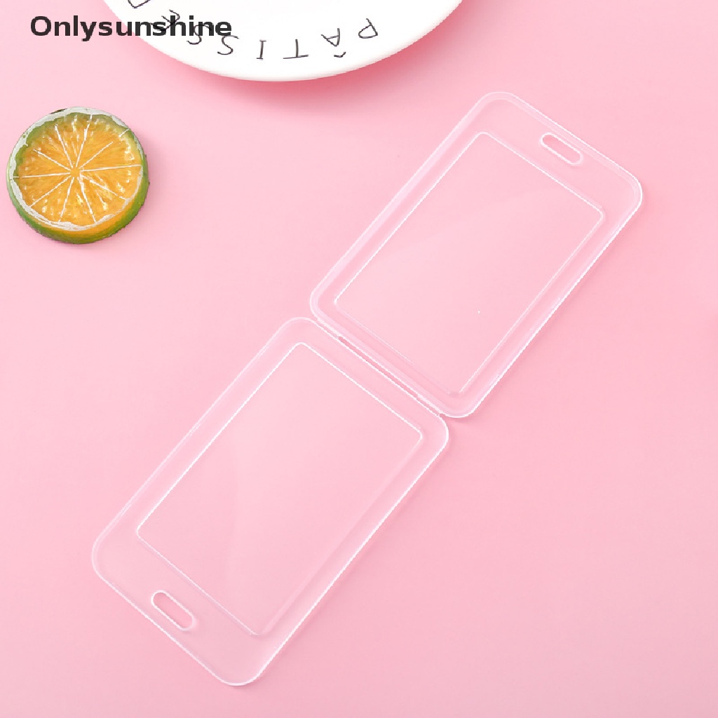 1 Thẻ Tên / Thẻ Ngân Hàng Bằng Nhựa Trong Suốt Đơn Giản