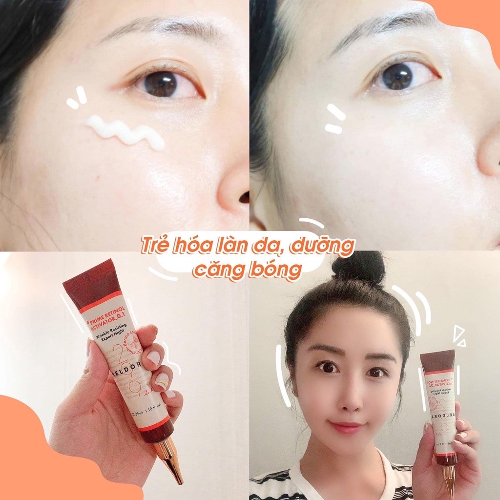 Kem Dưỡng Retinol Trẻ Hóa Da, Ngăn Ngừa Nếp Nhăn Beldora 299 Prime Retinol Activator 35ml