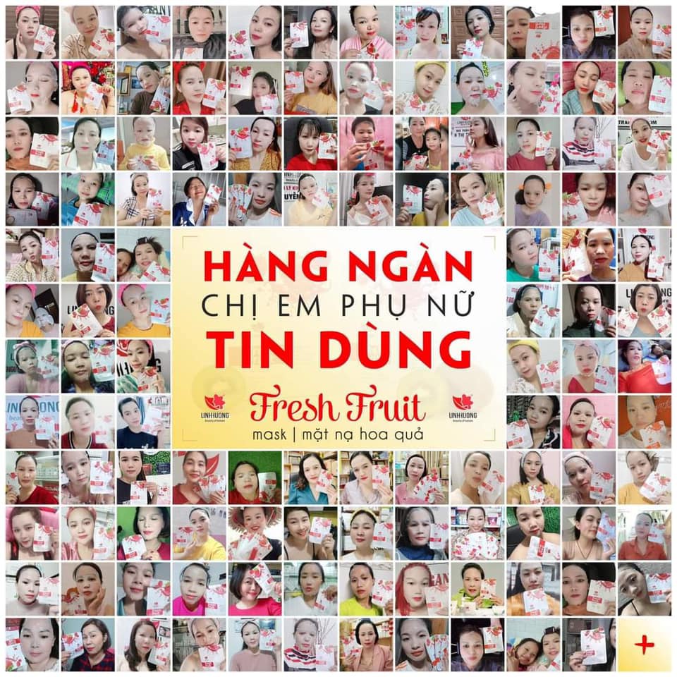Mặt nạ hoa quả Fresh Fruit Mask Linh Hương dưỡng ẩm, sáng da, bổ sung Vitamin và khoáng chất cho da