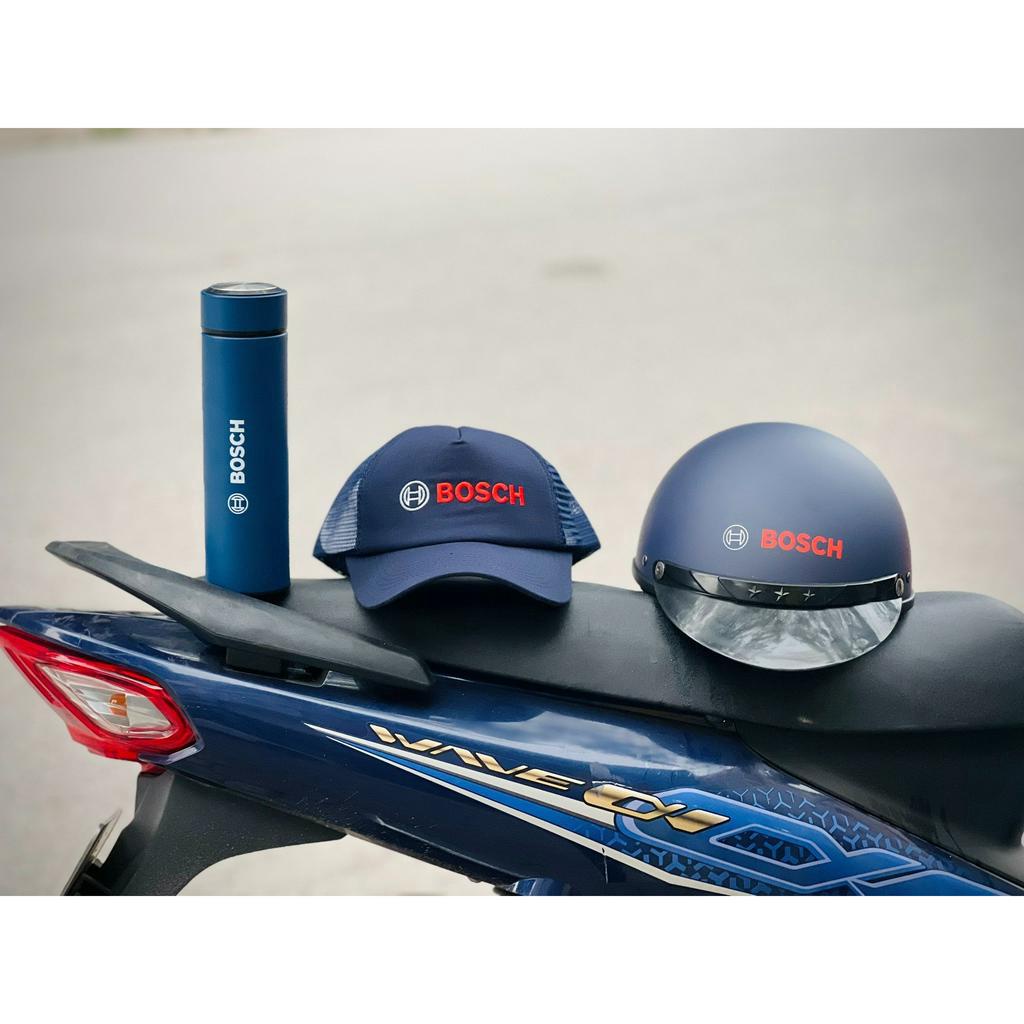 Mũ lưỡi trai thêu logo Bosch chính hãng