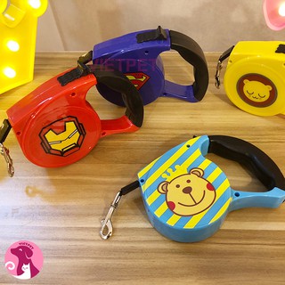 Dây dắt tự động cho chó mèo 5m - Dây dắt cuộn