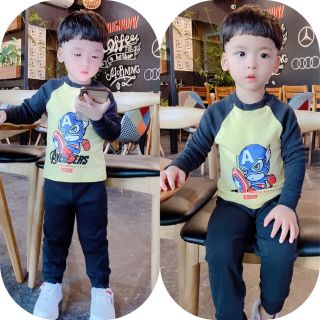 Bộ Dài Tay Bé Trai chất Bozip
