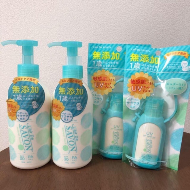 (Sale 300k-&gt;160k) Kem chống nắng cao cấp cho mẹ và bé và cho da nhạy cảm Savon SPF30, PA+++ Nhật Bản