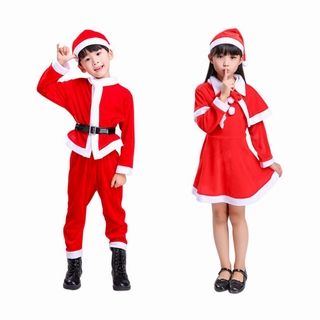 Bộ đồ ông già noel 3 món thời trang tùy chọn dành cho bé trai và bé gái