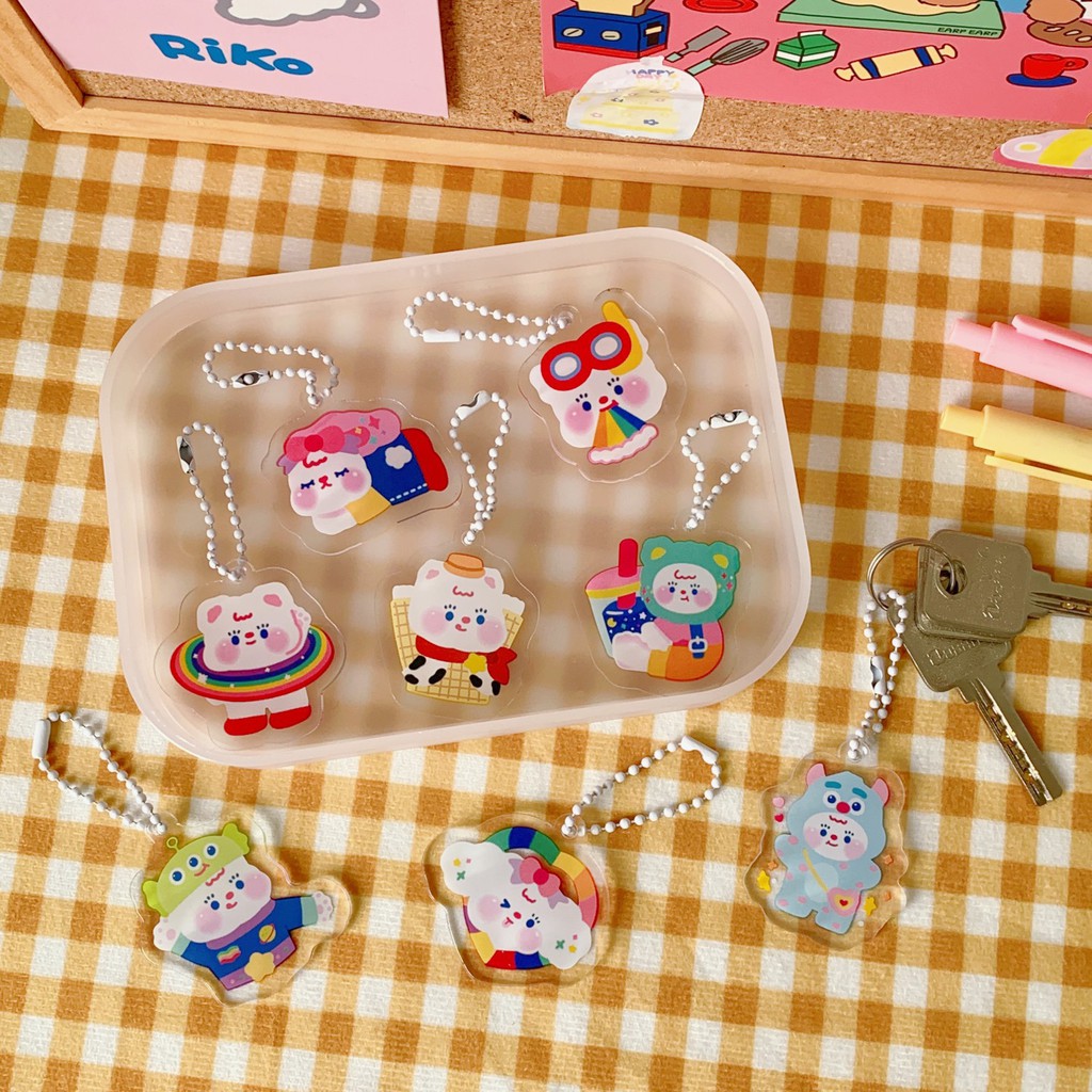 Móc khóa - keychains hoạt hình xinh xắn ulzzang