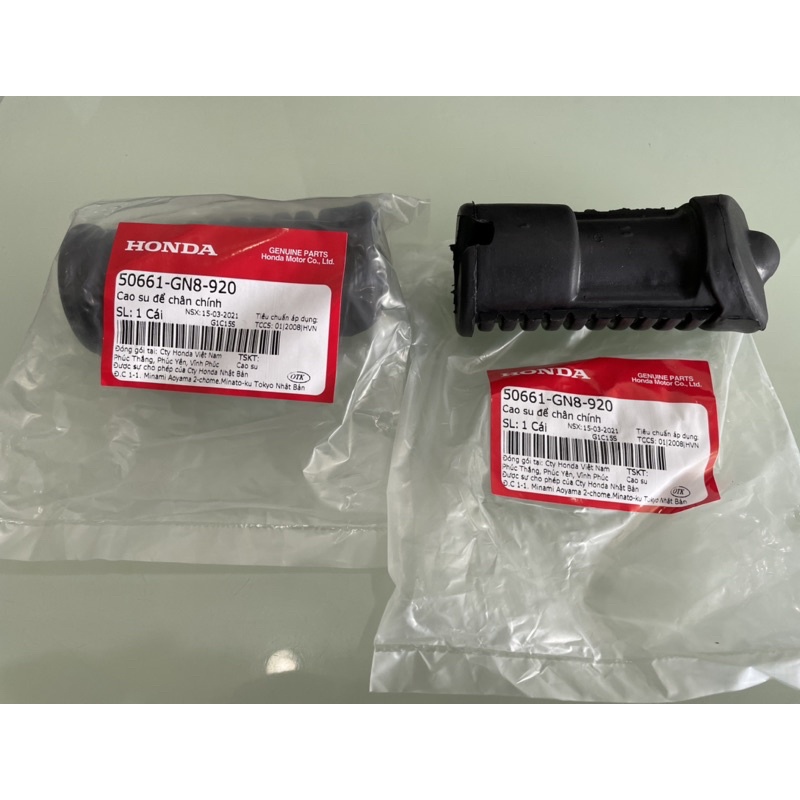 Cao su để chân chính rsx ,wave s, anpha , future, dream chính hiệu honda
