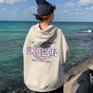 Áo hoodie dáng suông thời trang cá tính cho nữ