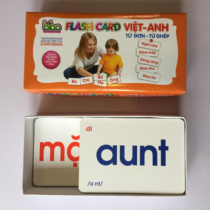 Bộ thẻ học thông minh cho bé loại cỡ lớn