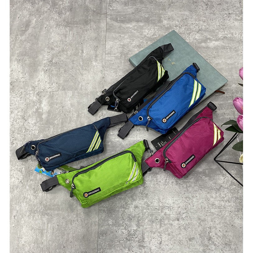 Túi đeo bụng túi đeo hông để đi chạy bộ tập gym đi siêu thị chống nước