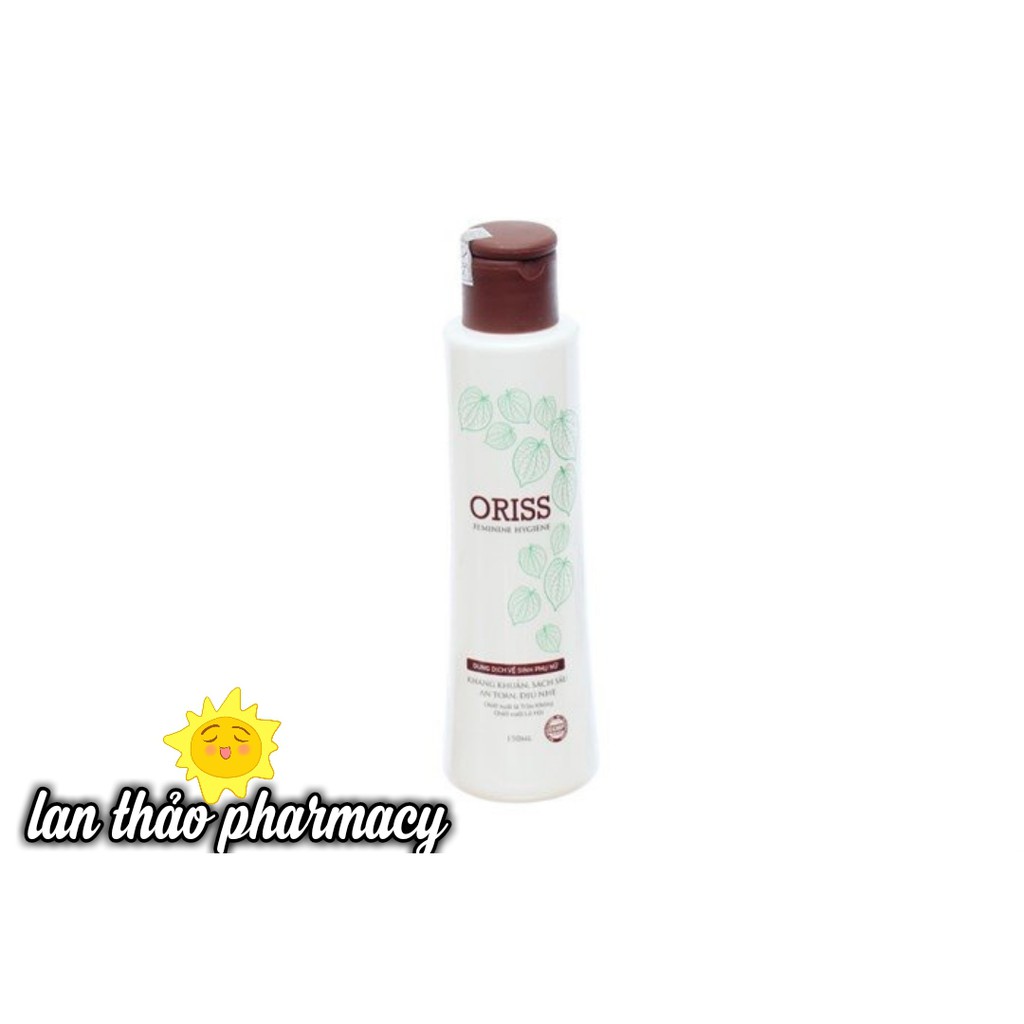 Dung dịch vệ sinh phụ nữ Oriss Feminine Hygiene Lá trầu không 150ml