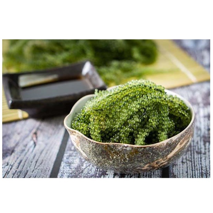 Gói rong nho tách nước HOGI , Rong nho tách nước tặng kèm nước sốt mè rang | BigBuy360 - bigbuy360.vn