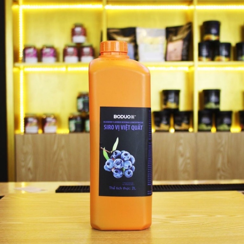 Siro vị Việt Quất Boduo 2L
