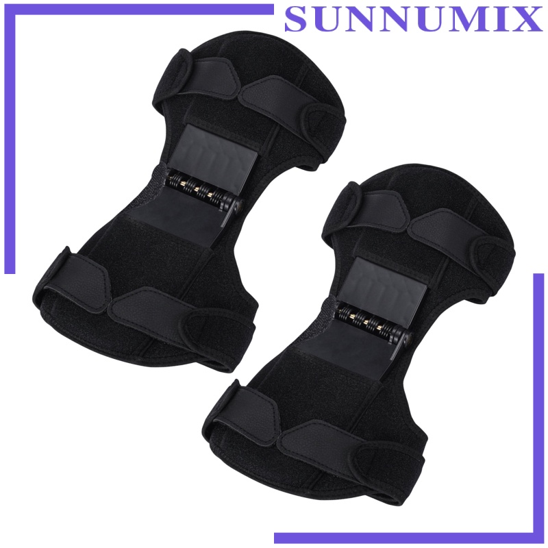 [SUNNIMIX]  Brace Joint Support,  Stabilizer Pads, Protective Gear Booster with Powerful Springs for Men/Women Sports 1 Set