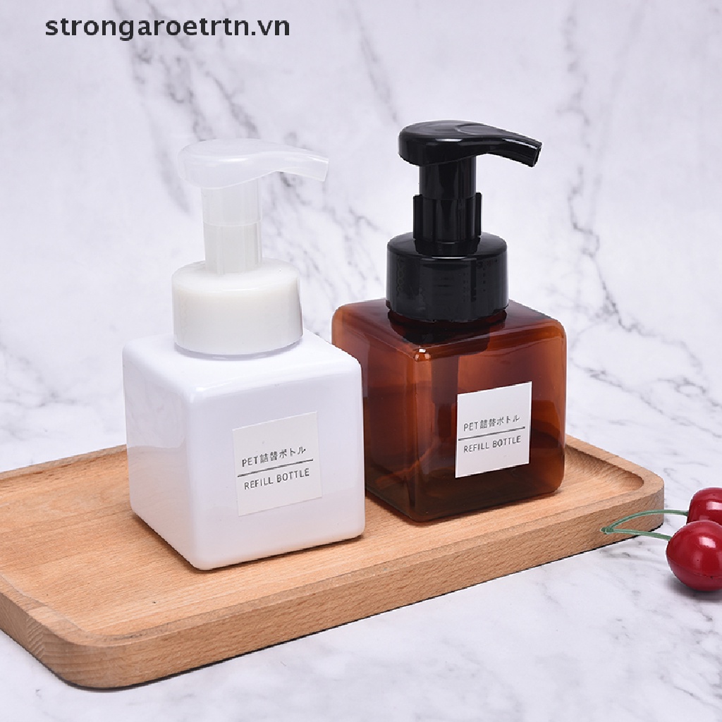 Bình Tạo Bọt Sữa Rửa Mặt 250ml Có Vòi Xịt Tiện Dụng Mang Theo Du Lịch