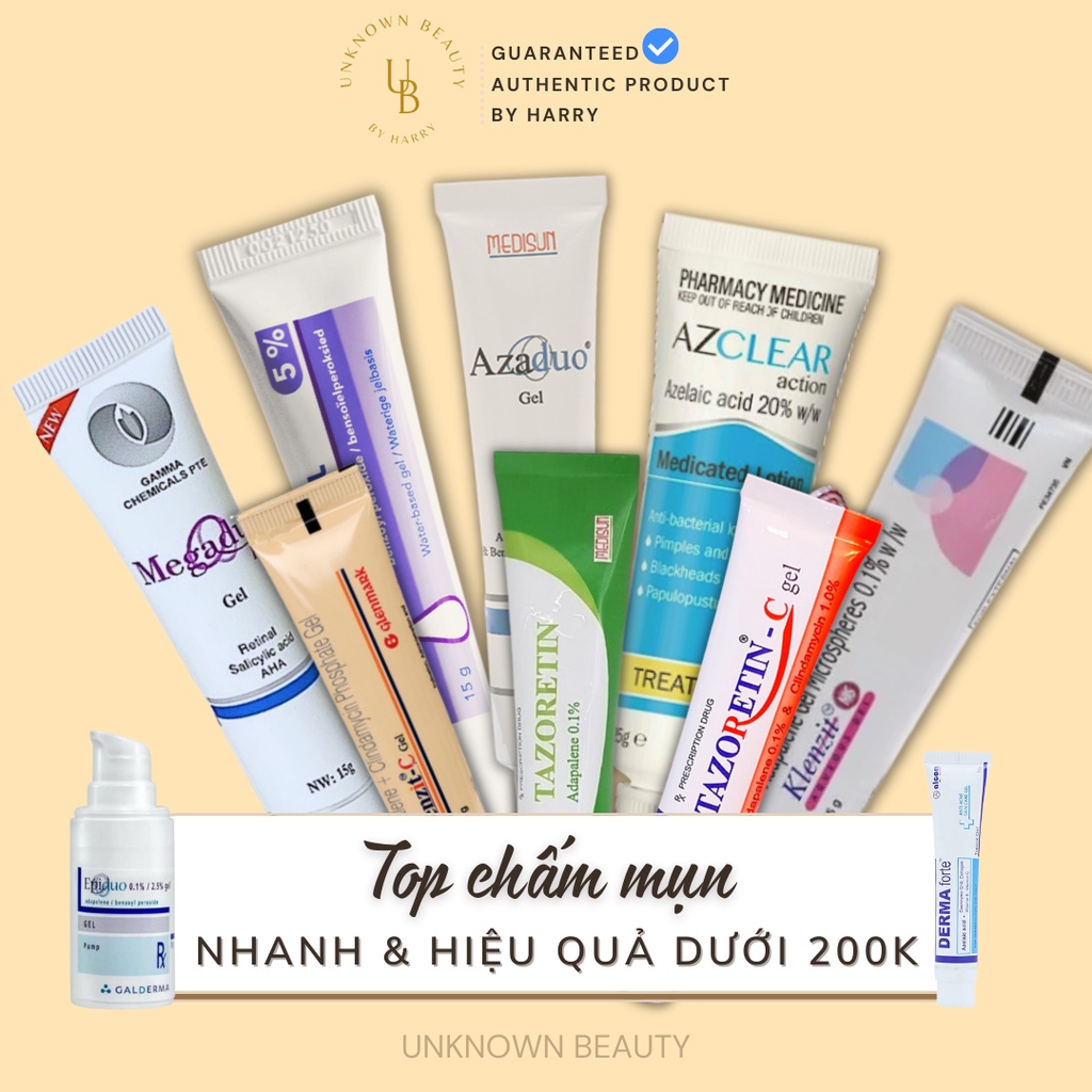 Các sản phẩm chấm mụn hiệu quả | Unknown Beauty