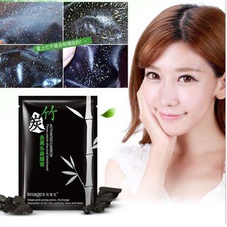 Mặt nạ lột mụn cám, mụn đầu đen iMages chiết suất từ than tre MX