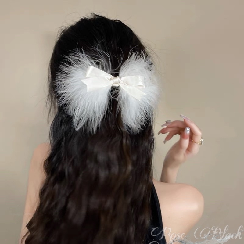 Kẹp tóc lông vũ 3 lớp loại 1 mã GD-881