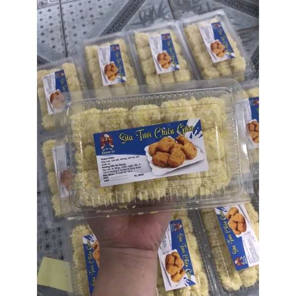 sữa tươi chiên giòn[ngon,thơm,tốt cho sức khoẻ]