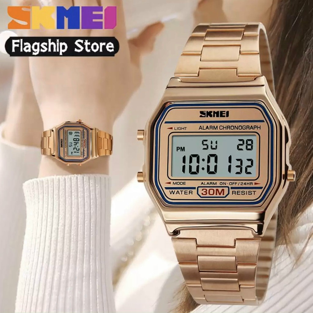 Đồng hồ unisex SKMEI 1123 Điện Tử - Tặng kèm 01 Pin Điện Tử