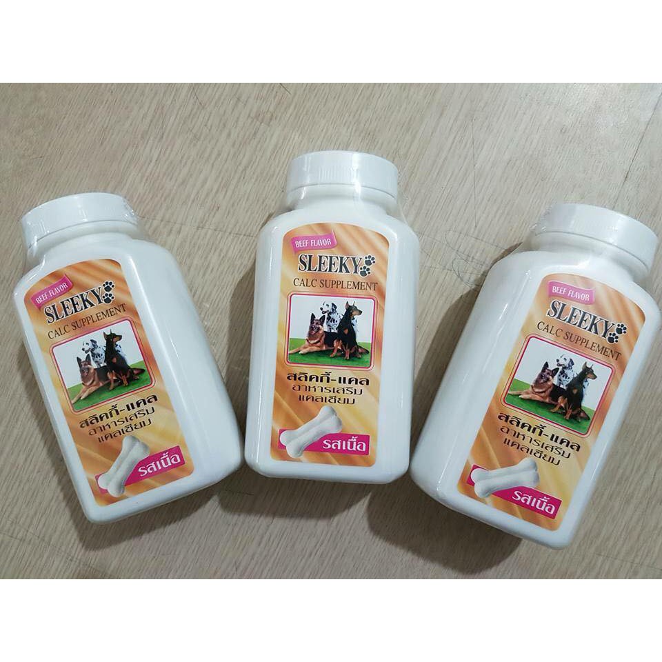 Viên canxi sleeky cho chó mèo