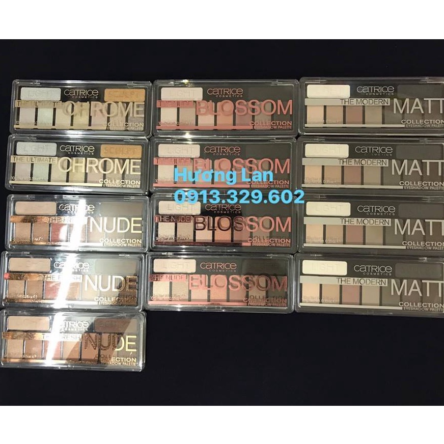 Phấn Mắt 9 Màu The Nude Catrice Cosmetics Collection Eye Shadow Palette Hàng Nội Địa Đức - Vỏ Hộp Bị Trầy