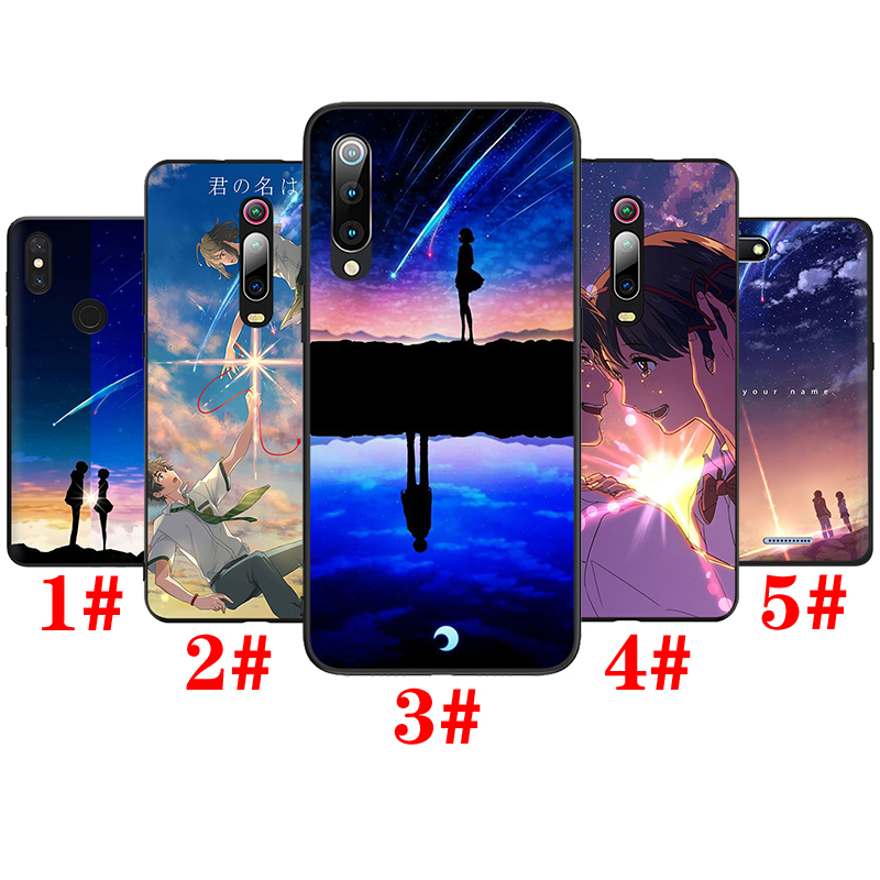 Ốp Lưng Silicon Mềm In Hình Anime Your Name Cho Xiaomi Mi A1 A2 A3 Lite 5x 6x F1 Poco X3 Nfc F2 Pro M3