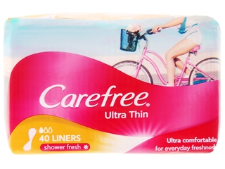 Băng vệ sinh hàng ngày Carefree Ultra Thinsiêu mỏng 40 miếng