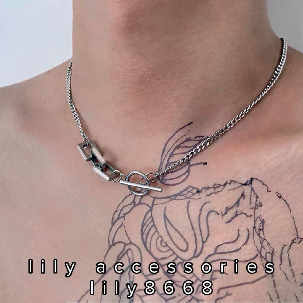 dây chuyền vòng cổ titan khối thanh không gỉ