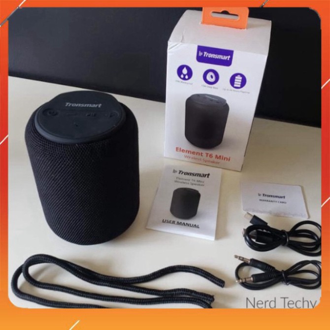 BUNG NÔ GIÁ Loa bluetooth TRONSMART T6 MINI chính hãng bh 12 tháng BUNG NÔ GIÁ