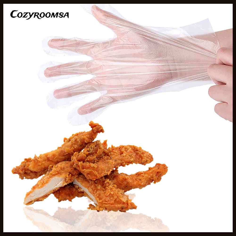 100 Găng Tay Trong Suốt Dùng Một Lần Để Nấu Ăn Tiện Dụng