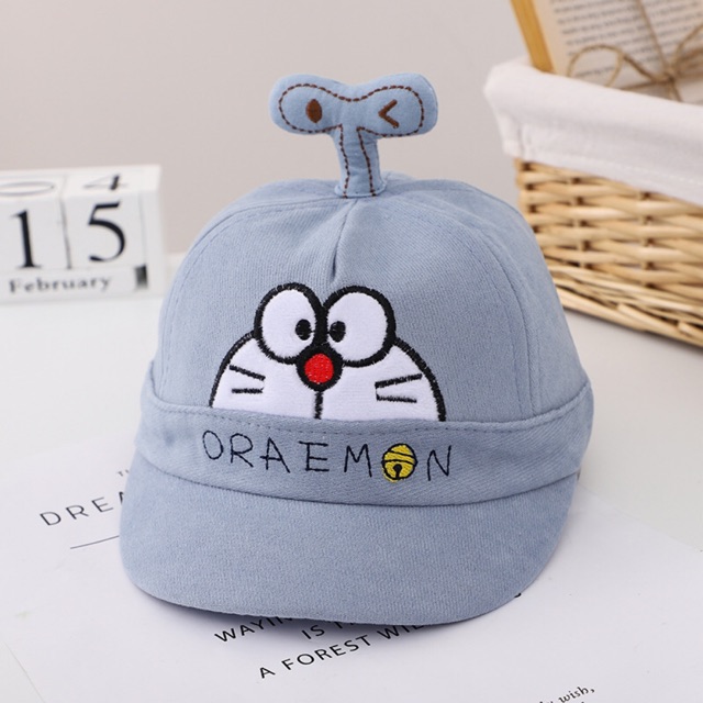 Mũ Nỉ Thu Đông Chong Chóng Cho Bé Doraemon