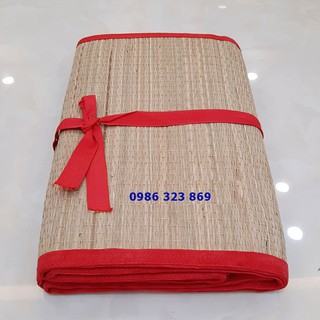 Chiếu xếp gấp 3 gọn nhẹ sợi cói tự nhiên size 100cm x 190cm