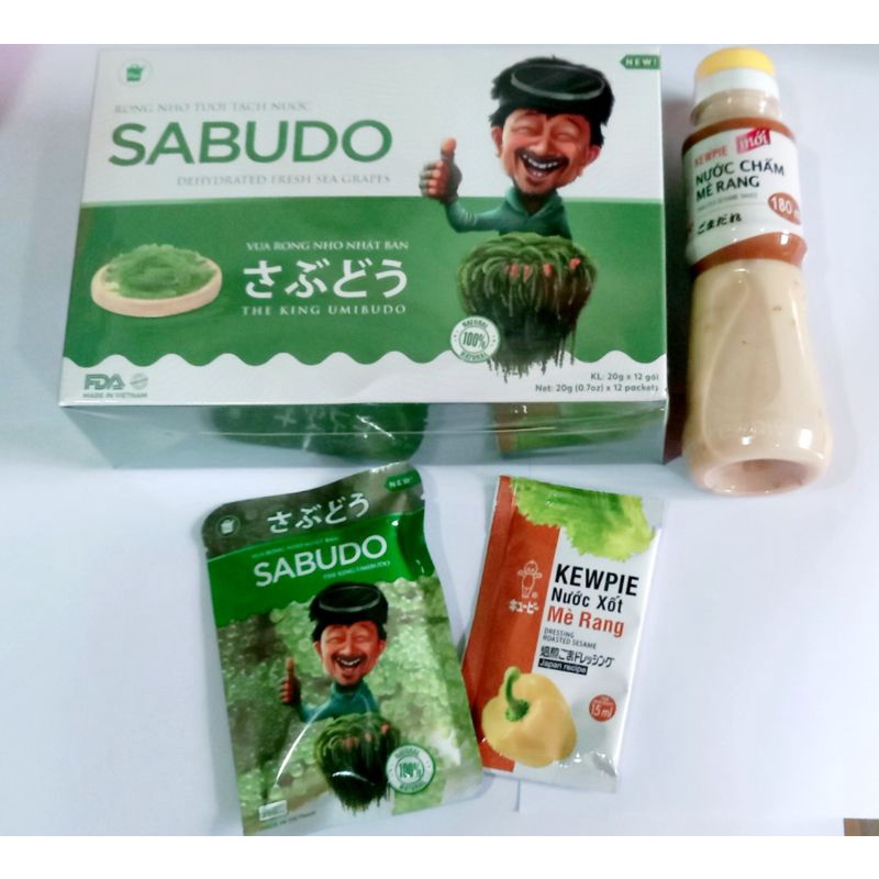 RONG NHO SABUDO (1 GÓI 20G NỞ RA 100G) Tặng kèm sốt mè rang