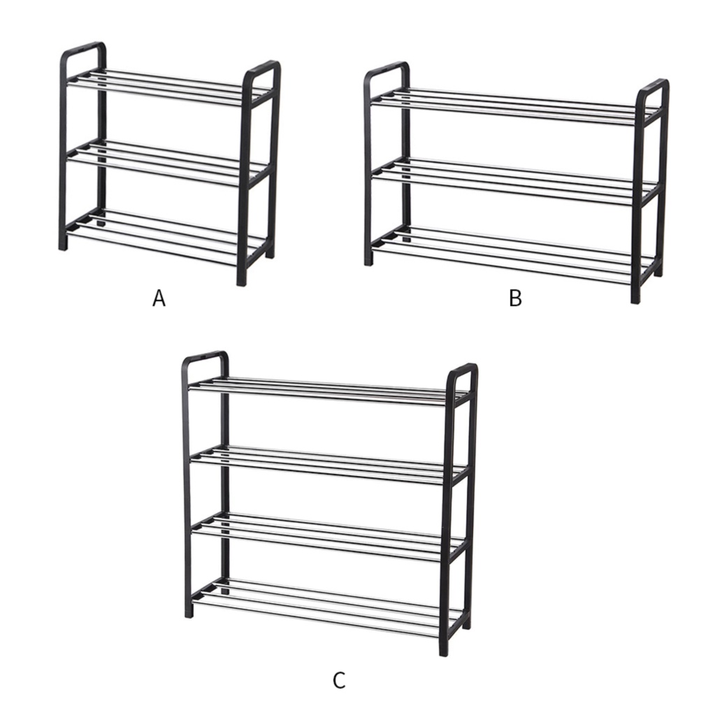 Giá để giày nhiều lớp sắp xếp cho hộ gia đình bằng kim loại thép
