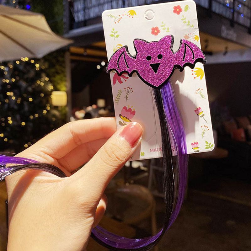 Set 5 Kẹp Tóc Giả Cá Sấu Hoạt Hình Cho Halloween