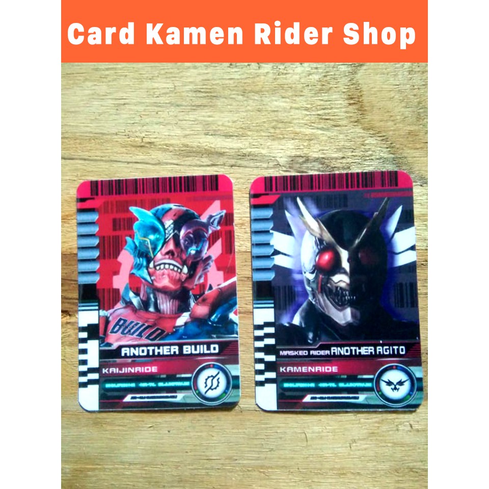 Card Kaijin Ride Another bao gồm 2 card : Another Build, Another Agito
