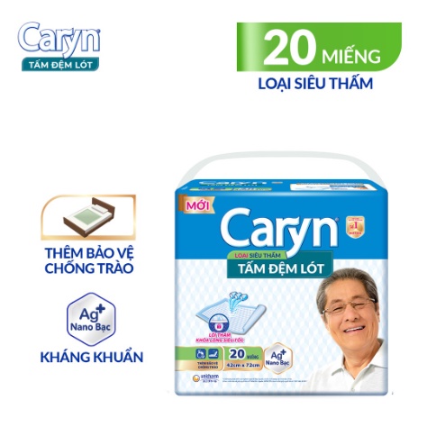 [Tách lẻ]Tấm Lót Caryn Siêu Thấm 10 Miếng/20 Miếng Bảo Vệ Chống Trào