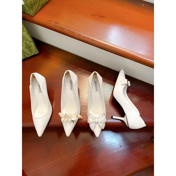 Giày cao gót nữ bít mũi 7 phân ốc hoa, giày dép nữ hoa ốc 7 phân mã CD62