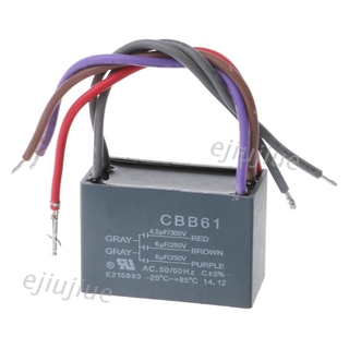 Tụ điện gắn quạt trần cbb61 4.5uf + 6uf + 6uf 5 dây 250v