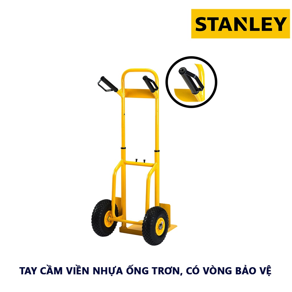 Xe đẩy hàng 2 bánh STANLEY SXWTD-FT520 có thể gấp gọn, tải trọng 120kg, hợp kim thép bền chắc - chính hãng - xsafe