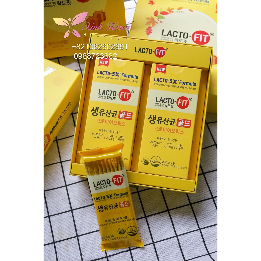 Men tiêu hoá số 1 tại Hàn Lacto-fit Gold